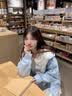 風采兔 卫衣女款2025年最新款字母连帽开衫薄款宽松原宿风百搭外套上衣 蓝色 M 实拍图
