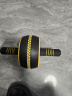 艾美仕（AiMeiShi） 腹肌轮健身器材家用男健腹轮收腹机练腹部运动滚轮腹部胸肌训练 黄色健腹轮+加厚跪垫 实拍图