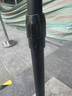 欧唛（oumai）【爆款】指示牌立牌展示牌a4不锈钢广告牌水牌展示架立式标识牌可伸缩旋转引导牌 A4黑色直角1套【底座可注水注沙加重】 实拍图