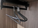 卡贝（cobbe）裤架抽拉伸缩架柜内滑轨裤抽裤挂衣柜挂衣杆鹅型衣架 小号黑(25cm)配套裤撑(5个装) 实拍图