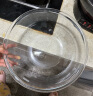 青苹果 大号玻璃和面盆4.5L水果沙拉碗打蛋碗拌馅盆蛋糕烘焙碗揉面盆 实拍图