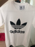 阿迪达斯 （adidas）三叶草短袖女t恤2024夏季新款LOGO印花宽松休闲运动透气半袖T恤 GN2896/三叶草/经典款-尺码偏大 S 实拍图