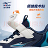 鸿星尔克（ERKE）童鞋男女童密网跑鞋新品大小童运动鞋【鸣鸥】藏深蓝/法翠蓝27 实拍图