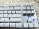 狼蛛（AULA） F3087机械键盘87键拼色键盘小型便携式键线分离 游戏电竞办公电脑笔记本外设 银白- 冰蓝光 茶轴 - 晒单实拍图