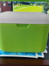ICERS艾森斯5L户外PU保温箱家用车载医药品胰岛素冷藏箱母乳冷链运输箱 5L嫩绿色(PU6面)送：1冰盒+4冰袋 有温度显示 实拍图
