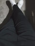 迈诺丹 休闲裤子春秋哈伦裤宽松显瘦高腰百搭运动铅笔长裤运动裤女士 字母棕色边（系带长裤） M(建议75-95斤) 实拍图