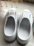 native纯色Jefferson洞洞鞋男女款童鞋亲子鞋户外休闲凉鞋EVA洞洞鞋 白色|白色 28 (180mm） 实拍图
