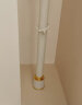 水星家纺 免打孔罗马杆伸缩杆安装窗帘杆子单杆窗帘杆撑杆灰色2.6-3.5米 实拍图