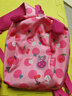 卡拉羊儿童书包防走失背包宝宝小书包1-2-3岁可爱双肩包牵引绳亲子包轻 粉红兔小号 实拍图