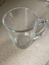 乐美雅 钢化玻璃杯泡茶杯牛奶杯微波炉水杯家用带把耐热茶杯早餐麦片杯 清晨 320ml 1只 实拍图
