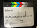 Selens/喜乐仕场记板电影导演打板彩色黑白中英文亚克力打板器拍摄拍板影视剧组开机拍摄片场拍摄道具 彩色款-白板 实拍图