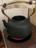 龙颜堂日本进口铁壶煮茶炉电陶炉煮茶器泡茶壶铸铁壶煮茶烧水壶泡茶专用 清寂 小号0.9L 实拍图