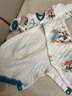 贝肽斯婴儿衣服春秋夹棉连体衣新生儿宝宝秋装三层空气棉婴儿连体衣 熊猫欢颂 73cm 实拍图