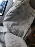 牵魅牛仔裤男薄款宽松韩版潮流百搭学生休闲夏季阔腿九分裤子 浅蓝 S 实拍图