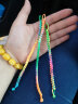 灵久久本命年手工红绳手链手绳玉线编织线吊坠挂绳五彩绳红线绳子自编绳 多彩色 B线粗1.5mm 实拍图