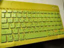 法普拉（FAPULA） 蓝牙无线iPad键盘适用于iPad手机平板笔记本电脑办公可充电女生卡通鼠标 【黄绿撞色】 10寸充电版键盘 实拍图