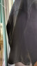太平鸟男装商场同款真皮皮衣 翻领皮衣明线山羊皮夹克外套B1BDD4F01 黑色1（合体） XL 晒单实拍图