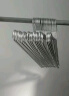 第6金（DEMETAL）不锈钢衣架304晾衣架加粗衣服架挂钩晒衣架防风内衣服挂架子衣撑 42cm成人通用款（304不锈钢） 50个装 实拍图