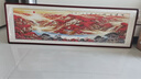 迅典国画山水画鸿运当头挂画客厅装饰画办公室字画风水画沙发背景墙画 A款【鸿运当头】 实木带框203*63CM(有机玻璃） 实拍图