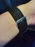 钟米适用佳明Forerunner235 220 230 620 630 735XT硅胶表带腕带 正黑内薄荷 实拍图