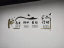 茂语公司企业文化办公会议室墙面装饰背景墙激励志标语文字3d立体贴纸形象墙定制 0042横版-整套态度细节（金镜+黑色） 中号（宽2.0米 高0.59米） 实拍图