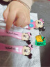 迪士尼（Disney）儿童餐具套装宝宝吃饭训练学习筷子不锈钢叉勺便携收纳盒 四件套米妮粉色 晒单实拍图