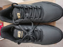 安踏男鞋运动鞋男秋冬季男士软底网面透气跑步鞋休闲鞋皮面防水鞋子男 (秋冬热卖同款皮面防水)黑色 40.5 （7.5码） 实拍图