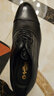 金利来（Goldlion）男鞋商务正装鞋时尚轻便鹿皮牛津鞋G521410506AAA黑色39 实拍图