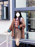 萝美酱百褶裙女春秋短裙jk制服小裙子学院风高腰时尚a字半身裙小个子 卡其常规款（抗皱西装面料） M 【建议95-105斤】 实拍图