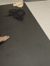 悦步男士健身垫初学者瑜伽垫加厚加宽加长防滑运动训练隔音地垫家用 坚毅黑【含绑带】 200*80cm【厚度10mm】 实拍图