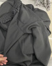 罗蒙（ROMON）春季新款男士运动休闲套装中老年爸爸宽松立领卫衣男跑步健身外套 灰色套装 XL码 晒单实拍图