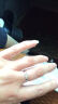 六福珠宝Pt950真爱如初铂金戒指情侣结婚对戒款单只 计价F63TBPR0005 20号-3.60克(含工费342元)男戒 实拍图