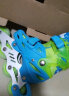 美洲狮（COUGAR）溜冰鞋儿童套装 可调轮滑鞋MZS885蓝色S码 实拍图