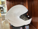 GSB摩托车头盔男女冬季防雾机车赛车大码3C全盔四季通用gsb361 珍珠白(配透明镜片) XL 适合57-58头围 实拍图
