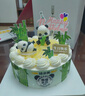 味多美 蛋糕生鲜 水果儿童奶油生日蛋糕 北京同城配送  熊猫乐园蛋糕 25cm 原味坯杂果夹心 实拍图