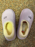QYCKABY棉拖鞋女士秋冬季踩屎感防水包跟居家保暖毛绒卡通防滑月子棉鞋男 紫色【毛绒保暖】 40-41 适合39-40 实拍图