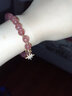 topgirL草莓晶手链女招桃花学生简约粉水晶情侣闺蜜女友生日礼物 星月桃花手链（默认草莓晶尾链） 实拍图