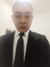 席臣加肥加大码西装外套休闲男宽松商务西服显瘦大号胖子肥佬西服套装 三件套黑色 2XL （150-170斤） 实拍图