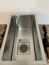 阿萨斯（ASRAS）2643B 不锈钢手工水槽 单槽套餐 厨房台下洗菜盆 不含龙头 A(26*43cm) 实拍图