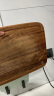 LC LIVING相思木菜板泰国进口实木凹槽水槽椭圆台式砧板水槽加大加长切菜板 小号42x27.5x2cm 实拍图