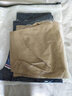 公牛四分裤男士夏季休闲宽松大码纯棉弹力薄款余文乐同款休闲5分短裤 卡其 31 实拍图