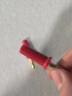 汇君 4mm镀金黄铜香蕉插头香蕉头 灯笼头焊接连接线经典款仪表仪器插头 红色 晒单实拍图