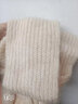 鑫诺翔帽子女秋冬季加绒加厚保暖骑车帽子围巾一体松鼠绒连体风雪毛线帽 米白色 风雪帽均码 实拍图