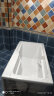 科勒（KOHLER）独立式亚克力浴缸成人浴缸亲子浴缸希尔维浴缸99018T右角位1.5M 实拍图