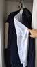罗蒙高端免烫抗皱西服套装男士商务休闲婚礼正装西服外套上衣服男装 藏青(西服+西裤+衬衫+大礼包) L 实拍图