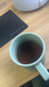 宜杯子 汝窑茶杯办公杯可养开片带过滤陶瓷茶杯办公室茶水分离杯个人杯 天青汝窑青云办公杯 实拍图