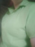元乐申雪纺短袖衬衫女夏季薄款新款高级感法式V领中袖上衣 绿色 6188 3XL 建议140-155斤 实拍图