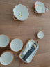 佩尔森陶瓷餐具整套家用简约釉下彩碗筷套装乔迁送礼 42头山菊花礼盒装 实拍图