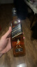 尊尼获加（JOHNNIE WALKER）洋酒 黑牌黑方 12年苏格兰调和型威士忌700ml无盒 实拍图