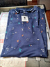 薇洛萱（WeiLuoXuan）2025夏天季新款连衣裙女装宽松休闲碎花POLO中长t恤棉裙子8707 藏青色 L 建议100-115斤 实拍图